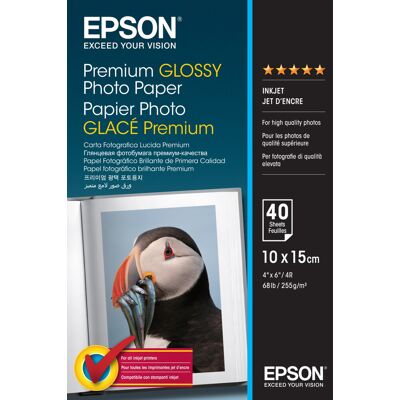 Epson prémium fényes fotópapír (10x15, 40 lap, 255g) Epson prémium fényes fotópapír (10x15, 40 lap, 255g)