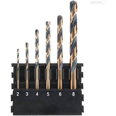 DEWALT Hegytartó, fémfúró, hengeres szárral, 6db DEWALT Hegytartó, fémfúró, hengeres szárral, 6db