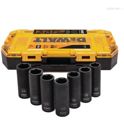 DEWALT Dugókulcskészlet, McLaren F1 Team, 1/2, 7db, ütvecsavarozóhoz DEWALT Dugókulcskészlet, McLaren F1 Team, 1/2, 7db, ütvecsavarozóhoz