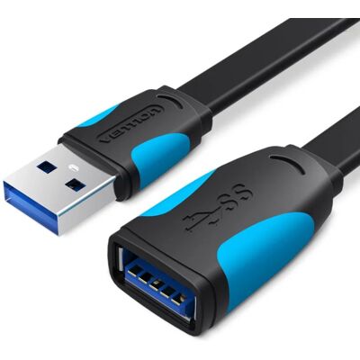 Vention VAS-A13-B300 USB 3.0 3M lapos hosszabbító kábel Vention VAS-A13-B300 USB 3.0 3M lapos hosszabbító kábel