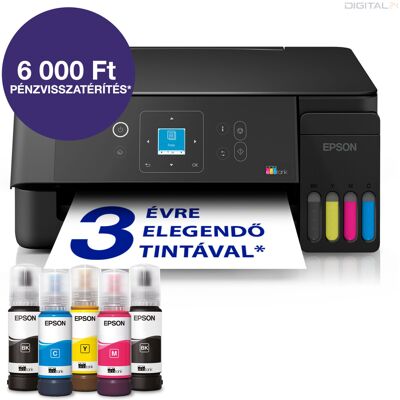 Epson EcoTank L3362W színes tintasugaras multifunkciós nyomtató Epson EcoTank L3362W színes tintasugaras multifunkciós nyomtató
