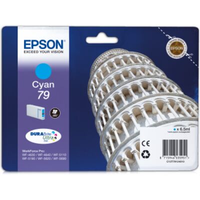 Epson T7912 Tintapatron Cyan 6,5ml No.79 Epson T7912 Tintapatron Cyan 6,5ml No.79