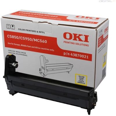 Oki C5850,5950 dobegység Sárga 20000 oldalra Oki C5850,5950 dobegység Sárga 20000 oldalra