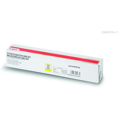Oki C310/330/510/530/MC351 Toner Sárga 2000 oldalra Oki C310/330/510/530/MC351 Toner Sárga 2000 oldalra