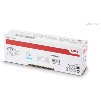 Oki C532/C542 High Toner Cián 6000 oldalra Oki C532/C542 High Toner Cián 6000 oldalra