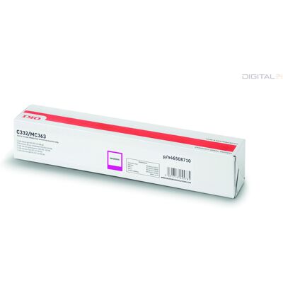 Oki C332/MC363 High Toner Magenta 3000 oldalra Oki C332/MC363 High Toner Magenta 3000 oldalra