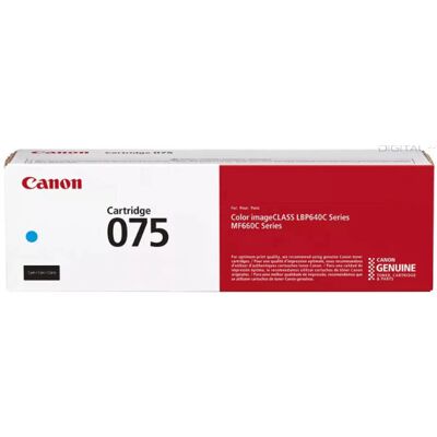 Canon CRG075 Toner Cyan 1300 oldal kapacitás Canon CRG075 Toner Cyan 1300 oldal kapacitás