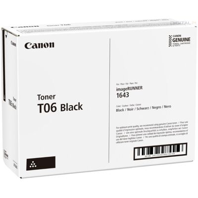 Canon T06 Toner Black 20.500 oldal kapacitás Canon T06 Toner Black 20.500 oldal kapacitás