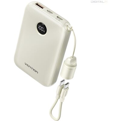 Vention FKAN0-C 10000mah, (bézs,22,5W), powerbank Vention FKAN0-C 10000mah, (bézs,22,5W), powerbank