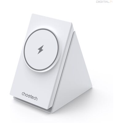 Choetech T600 15W 3 az 1-ben vezeték nélküli töltő - Fehér Choetech T600 15W 3 az 1-ben vezeték nélküli töltő - Fehér