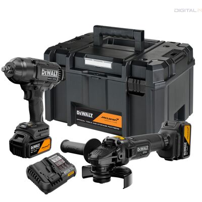 DEWALT Készlet, McLaren F1 Team, DCF99M+DCG45M, 18V XR, 2x5Ah, TSTAK DEWALT Készlet, McLaren F1 Team, DCF99M+DCG45M, 18V XR, 2x5Ah, TSTAK