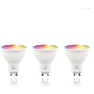 Deltaco RGB Okos Világítás - 3 Darab Dimmable WiFi Deltaco RGB Okos Világítás - 3 Darab Dimmable WiFi
