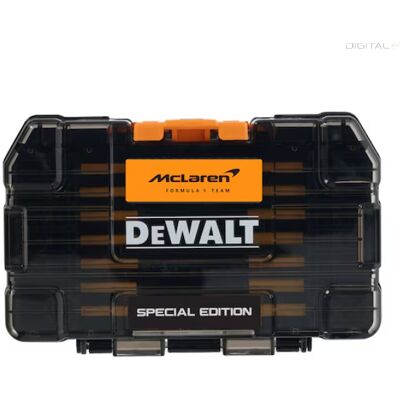 DEWALT Bitkészlet, McLaren F1 Team, 29db, kis TOUGHCASE DEWALT Bitkészlet, McLaren F1 Team, 29db, kis TOUGHCASE