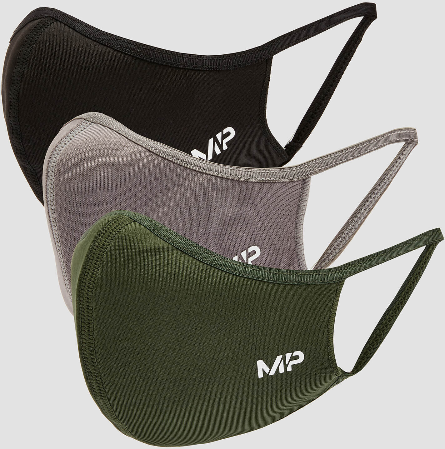 MP Curve Mask (3 Pack) - Black/Leaf Green/Carbon - S/M