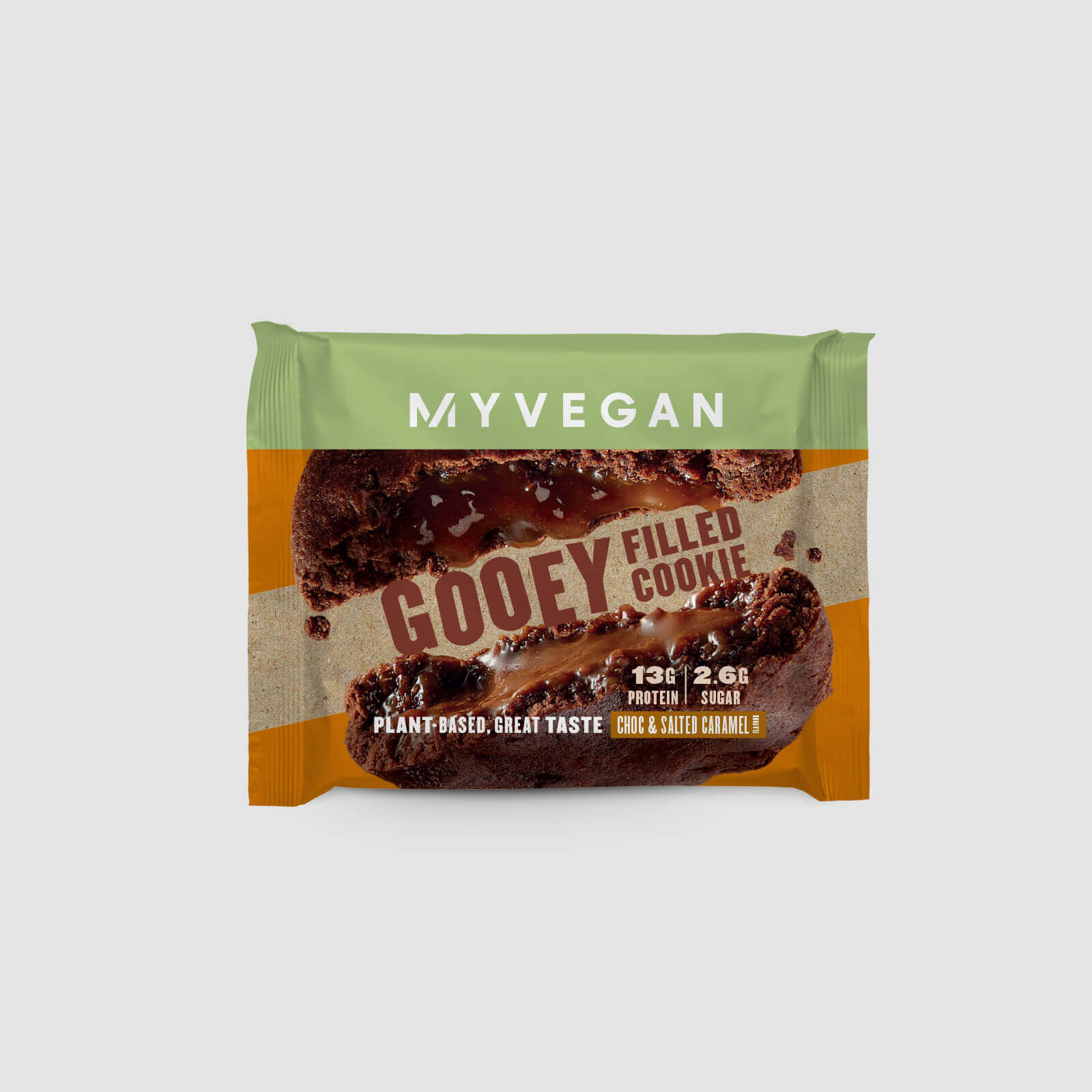Myprotein Vegan Gooey Filled Cookie (Sample) - Choc & Salted Caramel