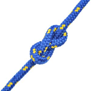 vidaXL Marine Rope Polypropylene 12mm 50m Blue Weatherproof Lifting Swing