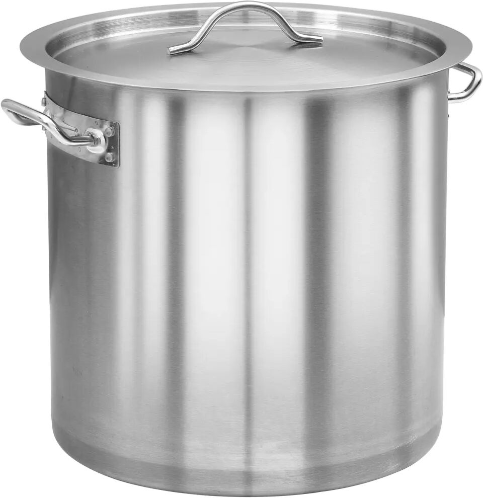 vidaXL Stock Pot 33 L 35x35 cm Stainless Steel