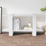 vidaXL Book Cabinet White 100x30x51 cm Engineered Wood