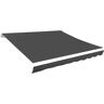 vidaXL Awning Top Sunshade Canvas Anthracite 400x300 cm