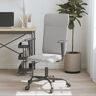 vidaXL Office Chair Light Grey Fabric