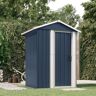 vidaXL Garden Shed Anthracite 126x97.5x177 cm Galvanised Steel