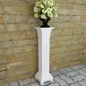 vidaXL Classic Square Pillar Plant Stand MDF