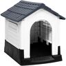 vidaXL Dog House Grey 57x68x66 cm Polypropylene