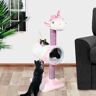 Pets Collection Cat Scratching Post Unicorn Pink 40x30x85 cm