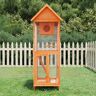 vidaXL Bird House Brown 60x58.5x160 cm Solid Wood Pine