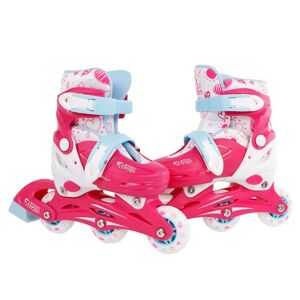 Street Rider Adjustable Inline Skates Pink Size 27-30