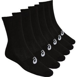 Asics 6PPK CREW Sock - Performance Black XL Unisex