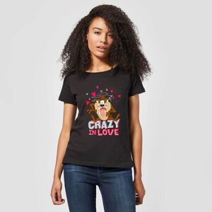 Looney Tunes Crazy In Love Taz Women's T-Shirt - Black - 4XL - Black