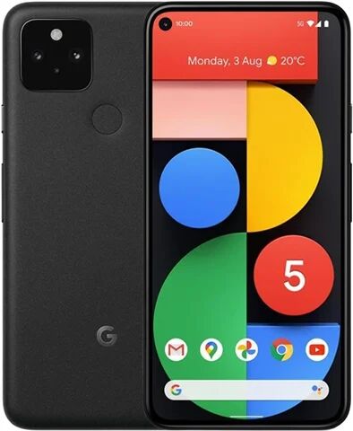 Refurbished: Google Pixel 5 128GB Just Black, Unlocked B