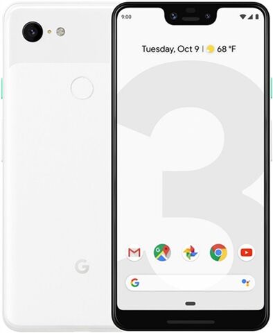 Refurbished: Google Pixel 3 XL 64GB Clearly White, Unlocked B