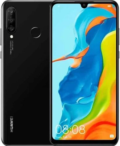 Refurbished: Huawei P30 Lite 4GB+128GB Midnight Black, 3 B