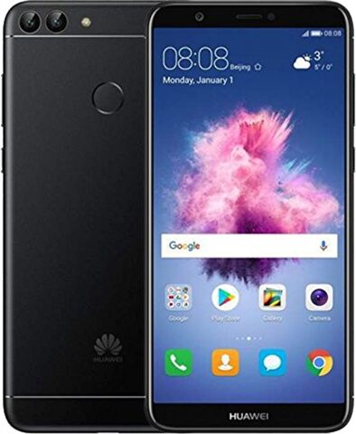 Refurbished: Huawei P Smart 32GB Black, 3 B
