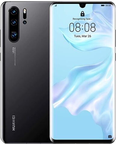 Refurbished: Huawei P30 Pro Single Sim 8GB+128GB Black, Vodafone B