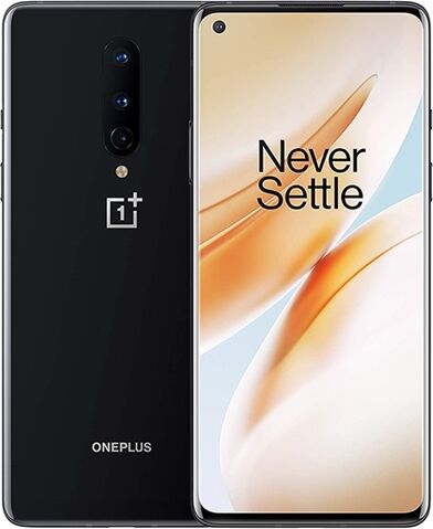 Refurbished: OnePlus 8 8GB+128GB Onyx Black, Unlocked C