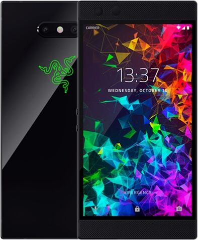 Refurbished: Razer Phone 2 64GB Mirror Black, Unlocked B