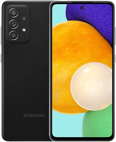 Refurbished: Samsung Galaxy A52 5G (6GB+128GB) Black, Vodafone A