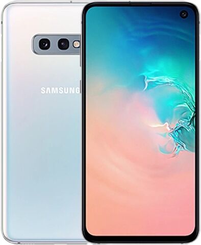 Refurbished: Samsung Galaxy S10e 128GB Prism White, Unlocked B