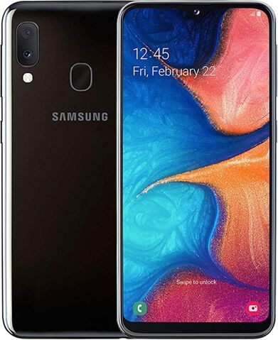 Refurbished: Samsung Galaxy A20e Dual Sim 32GB Black, Eir B