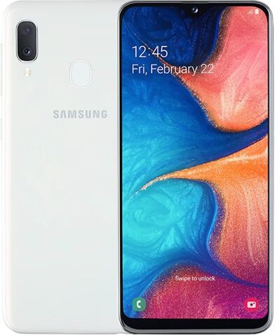 Refurbished: Samsung Galaxy A20e Dual Sim 32GB White, Unlocked B