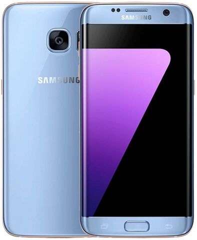 Refurbished: Samsung Galaxy S7 Edge Duos 32GB Blue Coral, Unlocked B