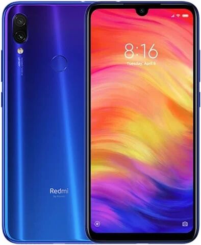 Refurbished: Xiaomi Redmi Note 7 (4GB+64GB) Neptune Blue, Unlocked B