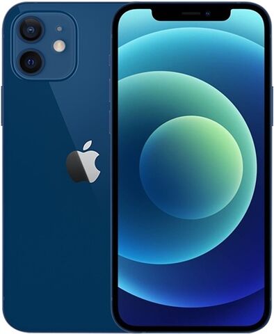 Refurbished: Apple iPhone 12 64GB Blue, 3 B