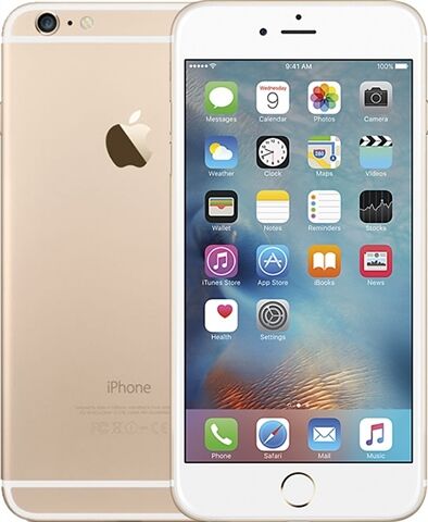 Refurbished: Apple iPhone 6 Plus 64GB Gold, Unlocked B