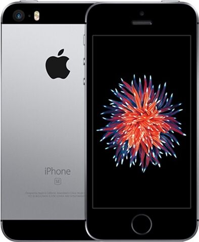 Refurbished: Apple iPhone SE 64GB Space Grey, Vodafone B