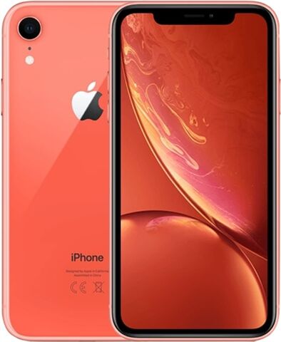 Refurbished: Apple iPhone XR 64GB Coral, Unlocked B