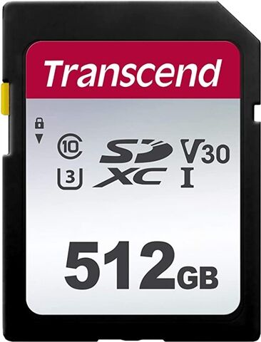 Refurbished: Transcend 512GB SDXC UHS-I U3 V30